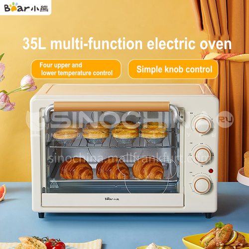 Bear Oven Household Small Multifunctional Household Baking Desktop Large Capacity Automatic Small Electric Oven 35 Liters DQ000530